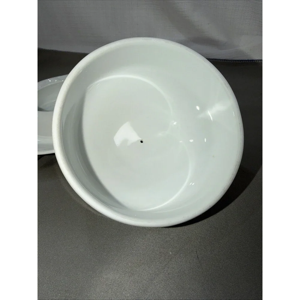Porcelana Schmidt Brazil Fine China Domed Butter Cheese Serving Dish Set